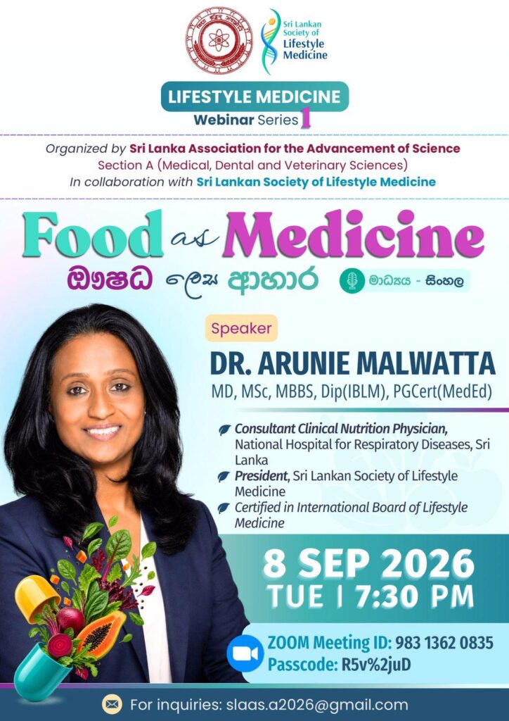 Food as Medicine - Lifestyle Medicine Webinar Series 1